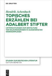 Cover von Topisches Erzählen bei Adalbert Stifter