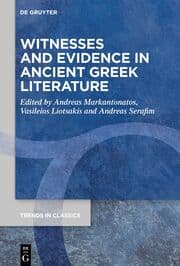 Cover von Witnesses and Evidence in Ancient Greek Literature