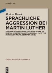 Cover von Sprachliche Aggression bei Martin Luther