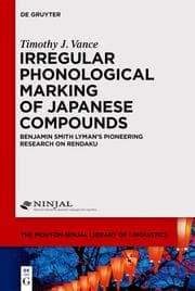 Cover von Irregular Phonological Marking of Japanese Compounds