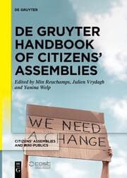 Cover von De Gruyter Handbook of Citizens Assemblies