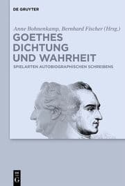 Cover von Goethes Dichtung und Wahrheit