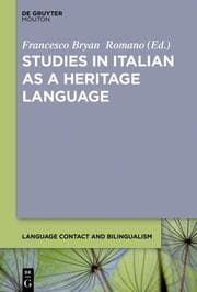 Cover von Studies in Italian as a Heritage Language