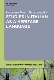 Cover von Studies in Italian as a Heritage Language