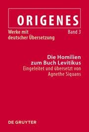Cover von Die Homilien zum Buch Levitikus