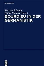 Cover von Bourdieu in der Germanistik