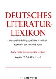 Cover von Orte