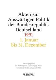 Cover von Akten zur Auswärtigen Politik der Bundesrepublik Deutschland 1991 Bd. 1/2