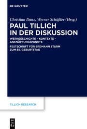 Cover von Paul Tillich in der Diskussion