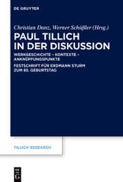 Cover von Paul Tillich in der Diskussion
