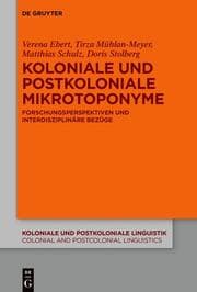 Cover von Koloniale und postkoloniale Mikrotoponyme