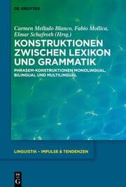 Cover von Konstruktionen zwischen Lexikon und Grammatik