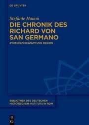 Cover von Die Chronik des Richard von San Germano