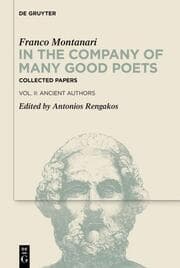 Cover von In the Company of Many Good Poets. Collected Papers of Franco Montanari
