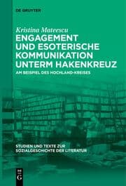 Cover von Engagement und esoterische Kommunikation unterm Hakenkreuz