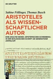 Cover von Aristoteles als wissenschaftlicher Autor