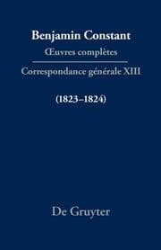 Cover von Correspondance générale 1823-1824