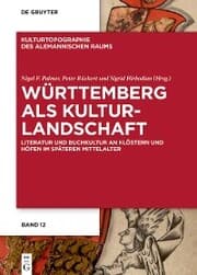 Cover von Württemberg als Kulturlandschaft