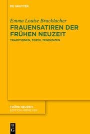 Cover von Frauensatiren der Frühen Neuzeit