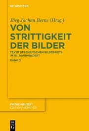 Cover von Von Strittigkeit der Bilder