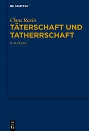 Cover von Täterschaft und Tatherrschaft