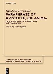 Cover von Paraphrase of Aristotle, De anima