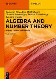 Cover von Algebra and Number Theory