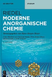 Cover von Riedel Moderne Anorganische Chemie