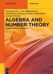 Cover von Algebra and Number Theory
