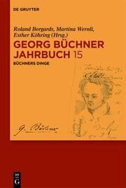 Cover von Georg Büchner Jahrbuch 15