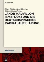 Cover von Jakob Mauvillon (1743-1794) und die deutschsprachige Radikalaufklärung