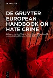 Cover von De Gruyter European Handbook on Hate Crime
