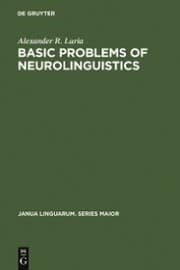 Cover von Basic Problems of Neurolinguistics