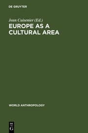 Cover von Europe as a Cultural Area