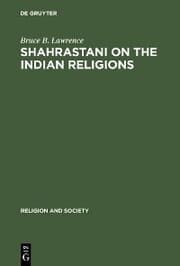 Cover von Shahrastani on the Indian Religions