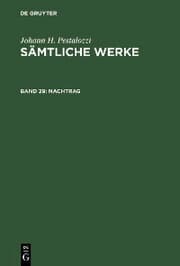 Cover von Nachtrag