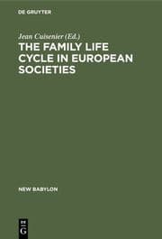 Cover von The family life cycle in European societies