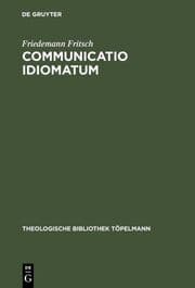 Cover von Communicatio idiomatum