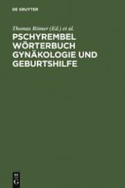 Cover von Pschyrembel Wörterbuch Gynäkologie und Geburtshilfe