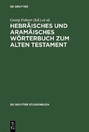 Cover von Hebräisches und aramäisches Wörterbuch zum Alten Testament