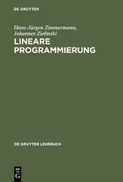 Cover von Lineare Programmierung