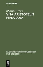 Cover von Vita Aristotelis Marciana