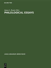 Cover von Philological Essays