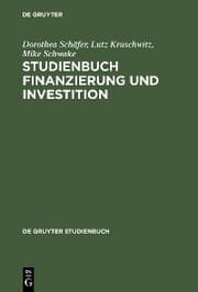 Cover von Studienbuch Finanzierung und Investition