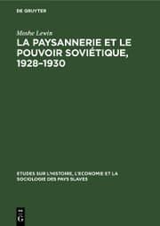 Cover von La paysannerie et le pouvoir soviétique, 1928-1930