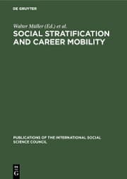 Cover von Social Stratification and Career Mobility