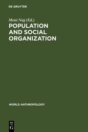 Cover von Population and Social Organization