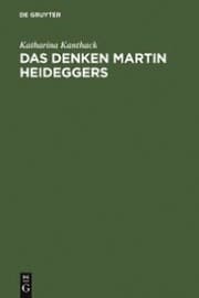 Cover von Das Denken Martin Heideggers