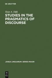 Cover von Studies in the Pragmatics of Discourse