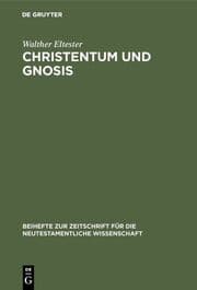 Cover von Christentum und Gnosis